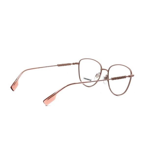 NEW BURBERRY VIRGINIA BE1376 1343 PINK AUTHENTIC EYEGLASSES FRAME - Picture 9 of 15